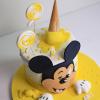 Tort Mickey Mousse galben-3