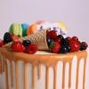 Tort frosting con cu fructe-2