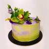 Tort elegant cu flori naturale-1