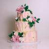 Tort pastel cu trandafiri-1