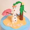 Tort Elsa si Olaf la plaja-2