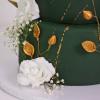 Tort Elegant Deep Green & Gold-2