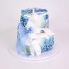 Tort Botez Baby Shower Blue Watercolor-1