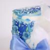 Tort Botez Baby Shower Blue Watercolor-2