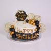 Tort Glamour Black & Gold -1