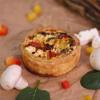 Quiche cu ciuperci, branza si spanac-1