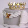 Tort Personalizat Cu Coronita - Majestic Grey-3