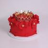 Tort Personalizat cu Coronita - Lady In Red-1