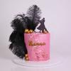 Tort Personalizat - Pink Velvet Dance-1