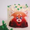 Tort Copii Personalizat Panda Rosu (Turning Red)-2