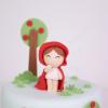 Tort Personalizat Scufita Rosi-2