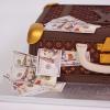 Tort Personalizat Valiza Luxury & Money-2