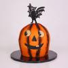 Tort Halloween -  Dovleacul Vesel si Liliacul Negru-1