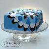 Tort Floral albastru-1