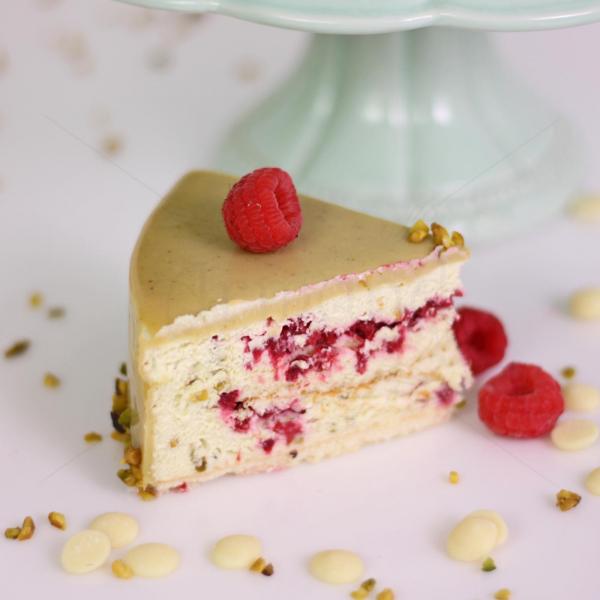 Pistachio summer cu zmeura